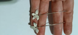 Срібні сережки-підвіски у вигляді квітки (АРТ. №630) Dadiverin Jewelry фото от покупателей 1