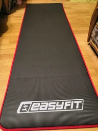 Коврик для йоги, пилатеса и фитнеса EasyFit EF-19192-BK, противоскользящий, NBR, Черный, 180×61×1 см. фото от покупателей 10