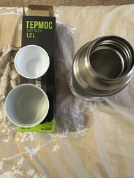 Термос Трамп 1.2л | Термос Tramp TRC-110-khaki