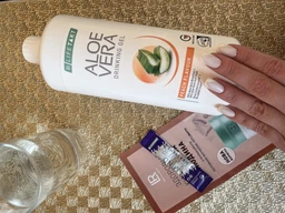 Питьевой гель Алоэ Вера с персиком 98,2% 1000 ml, LR Aloe Vera Drinking Gel Peach Flavour