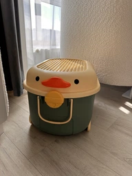 Багатофункціональний ящик для зберігання іграшок POPPET "Каченя Грін", на колесах, великий PP-001G-L фото від покупців 3
