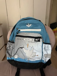 Рюкзак YES TS-95 Гусь 44х29х16 см 20 л Серый с синим (559359) (5060934560372) фото от покупателей 14