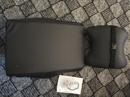 Подушка в авто на сиденье авто для спины под поясницу ортопедическая LZ-38 Black фото от покупателей 1