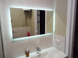 ДДзеркало Kroner KRP Spiegel HR3-10060 з LED-підсвічуванням та антизапітнінням фото від покупців 1