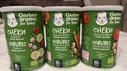 Рисово-пшеничные снеки Gerber с Бананами и Малиной для детей с 8 месяцев 35 г (7613037307641) фото от покупателей 7