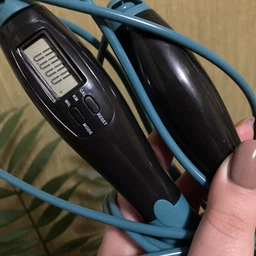 Швидкісна скакалка з лічильником EasyFit чорно-рожевий (EF-1916-BP) фото від покупців 6