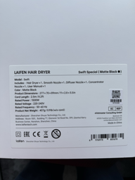 Фен Laifen Swift Premium Platinum Black фото от покупателей 5