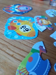 Пазл DoDo 6 в 1 Транспорт 6 пазлов по 2/3/4 элемента (300154) (4820198240912)