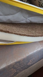 Тонкий матрац Lento /Ленто Кокос (топер) ТМ Highfoam 70х190 фото від покупців 4