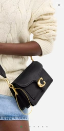 Жіноча шкіряна сумка Coach Tabby Shoulder Bag 26, світло-коричнева фото від покупців 2