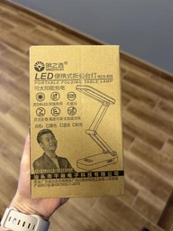 Портативна лампа на СОНЯЧНІЙ батареї настільна світлодіодна розкладна LED Solar LAMP кемпінговий світильник USB Акумулятор 1200 mAh Біла з чорним фото від покупців 1