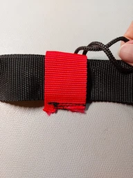 Тренувальні петлі trx для кросфіту (трх тренажер для фітнесу та турніка) OSPORT Pro (FI-0037-1) Чорно-фіолетовий фото від покупців 3