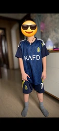 Форма футбольна дитяча C.Ronaldo (Роналдо) 7 Al Nasr (Аль-Наср) 24/25, р. 22 зріст 120-130см. темно-синя фото від покупців 9
