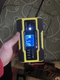 Зарядное устройство 12V 10A/24V 5A для автомобильного аккумулятора Автоматическое импульсное с функцией ремонта (желтый)