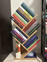 Полка для книг в форме дерева, настольная полка для книг в цвете дуб сонома MS226 фото от покупателей 10