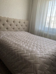 Покрывало Sleepingg Bodi двустороннее 240х260 Антиаллергенное волокно со стежкой какао/Серое (4820227286133) фото от покупателей 17