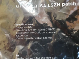 Патч корд Cablexpert Cat 6a SSTP 7.5 м Серый (PP6A-LSZHCU-7.5M)