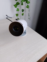 MAGCUBIC HY300 Pro Портитивный мини-смарт проектор , Smart Projector 4K Ultra HD до 130 дюймов, HDMI - совместимый, поддержка Android и iOS, Bluetooth 5.0, Wi-Fi 6, мультимедийный домашний кинотеатр 260 ANSI люмен, Белый