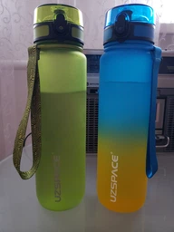 Пляшка для води Uzspace Green 1000 мл Зелена