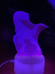 Нічник дитячий настільний Динозавр LED світильник декоративний (light7rc)