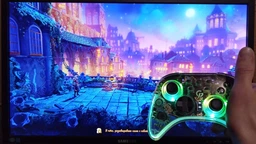 Беспроводной геймпад GamePro GPX13T 2.4G/BT 5.1/USB (Switch/PC/iOS/Android) RGB Transparent фото от покупателей 13
