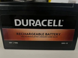 Аккумуляторная батарея Duracell | 12V 9Ah | F1 | AGM мультигель (DR9-12) фото от покупателей 18