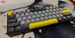 Клавиатура беспроводная GamePro MK130G Pro Outemu Red Switch Hot-Swap 60% RGB USB/Wireless/Bluetooth