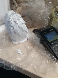 Статуэтка Decoline Ангел в крыле бело-золотой, (гипс) AN0729-3 (G)