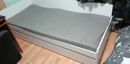 Односпальная кровать с ящиками Эверест Соната-800 80х190 см Графит (DTM-5578) фото от покупателей 3