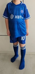 Форма футбольная детская Messi (Месси) 10 Интер Майями (Inter Miami) 2024, 22- 125-135, салатово-черная фото от покупателей 1