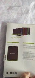 Дитячий графічний кольоровий LCD планшет Grant, дошка для малювання та записів 8.5" зі стилусом, синій фото від покупців 15