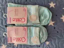 Шкарпетки Conte Comfort Кашемір 14С-66СП-47 38-39 Блідо-бірюзові (4810226060803) фото від покупців 2
