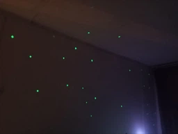 Фосфорні наліпки на стіну або стелю "Stars" - люмінесцентні наліпки, що світяться, зіркове небо, 94 шт. (700158) фото від покупців 1