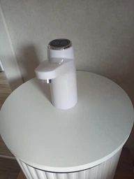 Помпа для воды электрическая акумуляторная Aqua Pump Elite 18,9л белая фото от покупателей 2