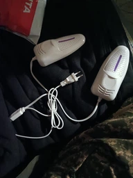 Электросушилка для обуви Shoes Dryer, белая, портативная