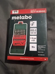 Набір свердл по металу Metabo HSS-G 19 шт (627153000) фото від покупців 1