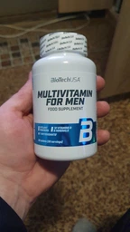 Вітамінно-мінеральний комплекс для спорту BioTechUSA Multivitamin for Men 60 Tabs фото від покупців 4