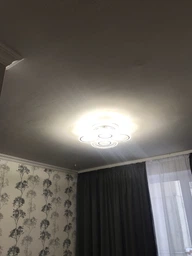 Люстра світлодіодна стельова LUMINARIA EUROPA 100W 6R CHROME/ICE з пультом ДУ для кухні, спальні, вітальні фото от покупателей 2