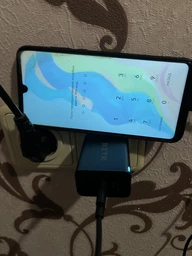 Зарядний пристрій RZTK GaN2 65W 2 USB-C (PD3.0) + кабель USB-C 100W Black фото від покупців 16