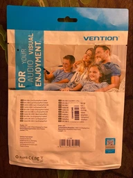 Кабель Vention USB-C — DisplayPort v1.4 2 м 8K 60Гц 4K 144Гц Чорний (CGYBH)