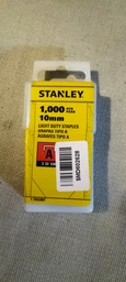 Скобы Stanley A 10 мм 1000 шт. (1-TRA206T)