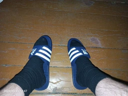Мужские шлепанцы для пляжа Adidas Adissage F35579 52.5 (16UK) 34.5 см Dark Blue (4062051492841) фото от покупателей 1
