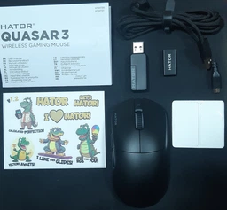 Игровая мышка HATOR Quasar 3 Wireless White (HTM731) фото от покупателей 9