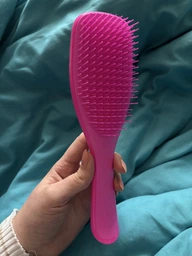 Универсальная женская расческа для волос, популярная щетка Tangle Teezer The Ultimate Detangler, Белая фото от покупателей 15