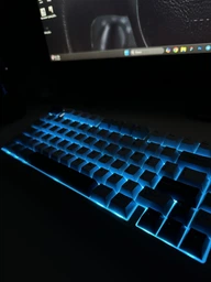 Беспроводная механическая игровая клавиатура с Hot-Swap AULA F75 White-Blue