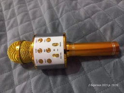 Мікрофон караоке WSTER WS-858 Bluetooth black фото від покупців 1