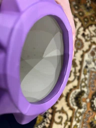 Масажний ролик EasyFit Grid Roller 45 см v.2.2 Помаранчевий фото від покупців 4