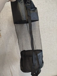 Коврик для йоги и фитнеса TECOFIT NBR с отделкой края тканью 183x61x1 см Black-Red + чехол-сумка в подарок (TOP18124795) фото от покупателей 4