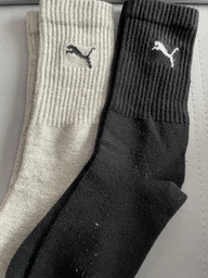 Набор женских носков высоких хлопковых Puma Sport Crew Lightweight 90794003 35-38 3 пары White/Grey/Black (8720245028592)