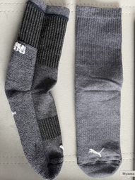 Набор женских носков высоких хлопковых Puma Unisex New Generation Cushioned Cre 93837202 35-38 3 пары Черный (8720245566971) фото от покупателей 1